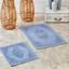 Набір килимків Karaca Home Milly mavi, світло-блакитний (svt-2000022291675) - мініатюра 1
