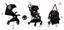 Прогулянкова коляска MoMi Ofra, чорний (black) (WOSP00006) - мініатюра 6