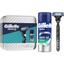 Подарунковий набір для чоловіків Gillette: бритва Mach3 зі змінним катриджем + гель для гоління Series Sensitive 75 мл - мініатюра 1