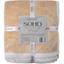 Одеяло Soho Plush hugs Beige флисовое, 200х150 см, бежевое с белым (1222К) - миниатюра 3