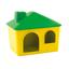 Будиночок для гризунів Природа, 13x10x7,5 см, жовтий з зеленим (PR240277) - мініатюра 1