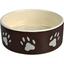 Миска для собак Trixie керамическая, 0,3 л / 12 см, коричневый (24531) - миниатюра 1