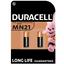 Спеціалізовані лужні батарейки Duracell 12 V MN21 A23/23A/V23GA/LRV08/8LR932, 2 шт. (5004966) - мініатюра 1