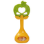 Прорезыватель-погремушка Lindo Яблоко, желтый с зеленым (Б 388 яблуко) - миниатюра 1
