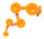 Іграшка-антистрес Moluk Угі Пілла, 16 см, помаранчева (43230) - мініатюра 3
