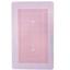 Коврик суперпоглащающий в ванную Stenson 80x50 см прямоугольный светло-розовый (26273) - миниатюра 2