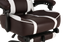 Геймерское кресло GT Racer коричневое с белым (X-2748 Dark Brown/White) - миниатюра 7