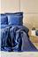 Набор постельное белье с покрывалом и пледом Karaca Home Infinity lacivert 2020-1, евро, синий, 10 предметов (svt-2000022238496) - миниатюра 1