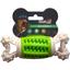 Іграшка для собак AnimAll Fun AGrizZzly Кістка-зубочистка зелена - мініатюра 1