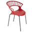 Кресло Papatya Tiara, база катафорез, красный (4823052300241) - миниатюра 1