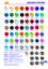 Термомозаїка Hama Набір кольорових намистин Midi 5+, 3000 шт., 50 кольорів (209-68) - мініатюра 2