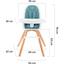 Стільчик для годування Kinderkraft Tixi Turquoise блакитний (00-00158724) - мініатюра 15