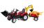 Дитячий трактор Falk Ranch на педалях з причепом і 2 ковшами, червоний (2081RM) - мініатюра 1