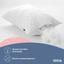 Подушка на блискавці Ideia Nordic Comfort Plus, зі стьобаним чохлом, 70х70 см, білий (8-34695) - мініатюра 3