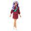 Кукла Barbie Модница в клетчатом платье (GRB49) - миниатюра 1