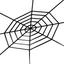 Павутина Yes! Fun Halloween велюр, 2.5 м, чорна (973632) - мініатюра 1