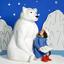 Чашка непроливная Munchkin Miracle 360 WildLove Белый медведь, 266 мл, красный (051779) - миниатюра 4