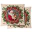 Наволочка новорічна Lefard Home Textile Claus гобеленова з люрексом, 45х45 см (732-239) - мініатюра 1