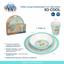 Комплект посуду Canpol babies So Cool Ананас, 3 елементи, бірюзовий (9/226_tur) - мініатюра 5