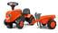 Детский трактор-каталка Falk 260C Kubota, с прицепом, оранжевый (260C) - миниатюра 1