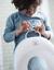 Сидіння для унітазу BabyBjorn Toilet Trainer, білий з сірим (58025) - мініатюра 4