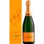 Шампанское Veuve Clicquot Brut Yellow Label, брют, сухое, в подарочной упаковке, 0,75 л - миниатюра 1