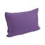 Чохол на подушку Руно Violet на блискавці, стьобаний мікрофайбер+велюр, 50х70 см, фиолетовий (382.55_Violet) - мініатюра 2