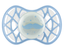 Силиконовая ортодонтическая пустышка Nuvita Air55 Cool Усы, светится в темноте, 6-12 мес., голубой (NV7084GDB) - миниатюра 1