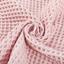 Покривало-плед із бахромою Izzihome Checkers, піке, 240х220 см, ніжно-рожевий (602541) - мініатюра 5