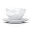 Чашка з блюдцем для кави Tassen Усмішка 200 мл, порцеляна (TASS14101/TA) - мініатюра 3