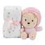 Плед Interbaby Flecce Plush Toy Lion Рink, 110х80 см, розовый (8100263) - миниатюра 1