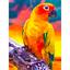 Алмазная мозаика Santi Яркий попугай, 30х40 см (954293) - миниатюра 1