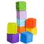 Силиконовые кубики Bright Starts Stack&Squeeze Blocks, 9 шт. (12616) - миниатюра 2