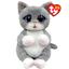 Мягкая игрушка TY Beanie Bellies Серый котенок Morgan, 22 см (41055) - миниатюра 1