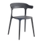 Кресло Papatya Luna-Stripe, антрацит сиденье, верх антрацит (822299) - миниатюра 1