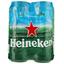 Пиво Heineken, світле, з/б, 5%, 4 шт. по 0,5 л - мініатюра 1