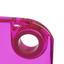 Портативна пластикова фляга Supretto Do your best, 12,5х3х21 см, прозоро-рожевий (57210002) - мініатюра 3