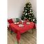 Скатертина Прованс Merry Christmas 132х120 см червона (31424) - мініатюра 5