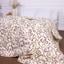 Одеяло шерстяное MirSon №018, зимнее, 140x205 см, бежевое с узором - миниатюра 5