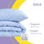 Набор Ideia Лаванда: одеяло + подушка + саше, полуторный, голубой (8-33233 блакитний) - миниатюра 2