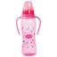 Пляшечка для годування Lindo, вигнута з ручками, 250 мл, рожевий (Li 135 пик) - мініатюра 1