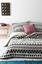 Комплект постельного белья Eponj Home B&W Artec, ранфорс, евростандарт, белый с черным, 4 предмета (svt-2000022306614) - миниатюра 2