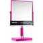 Зеркало на подставке Beter Viva Make Up Macro Mirror двухстороннее 14.5 см розовое - миниатюра 3