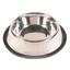 Миска для собак Trixie металлическая с резиновой кромкой, 0,7 л / 21 см (24852) - миниатюра 1
