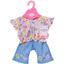Одежда для куклы Baby Born Цветочный джинс 43 см (832677) - миниатюра 1