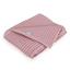 Плед Ceba Baby Waffle Line Silver Pink, 90х90 см, рожевий (8971280) - мініатюра 1