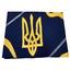 Плед Прованс Україна, 100х150 см, синій з жовтим (27607) - мініатюра 1