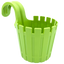 Горщик для квітів Poliwork балконний підвісний Akasya Single, 1.5 л, зелений (ATKAEY) - мініатюра 1