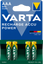 Акумулятор Varta ACCU AAA 800mAh Bli 4 (ready 2 use), 4 шт. (56703101404) - мініатюра 1