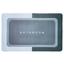 Коврик суперпоглащающий в ванную Stenson 60x40 см прямоугольный серый (26270) - миниатюра 1